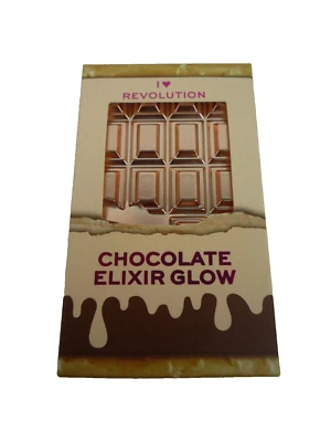 I HEART REVOLUTION CHOCLATE ELIXIR GLOW  HIGHLIGHTING PALLETTE WITH MIRROR - Image 1 of 4