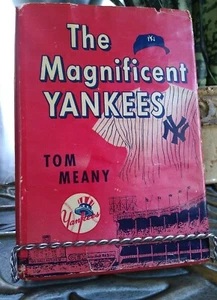 SIGNED Book "The Magnificent YANKEES by Tom Meany Autographed by Author, 1952! - Picture 1 of 18