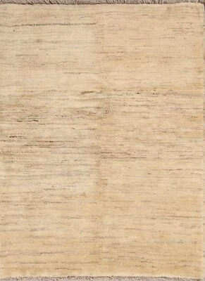 Thick-Plush Modern Gabbeh Oriental Area Rug Wool Handmade Abstract Carpet 3x5 ft - Image 1 of 4