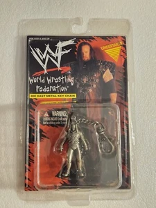 VINTAGE PLACO TOYS WWF UNDERTAKER DIE CAST METAL KEYCHAIN ( NEW ) - Picture 1 of 1