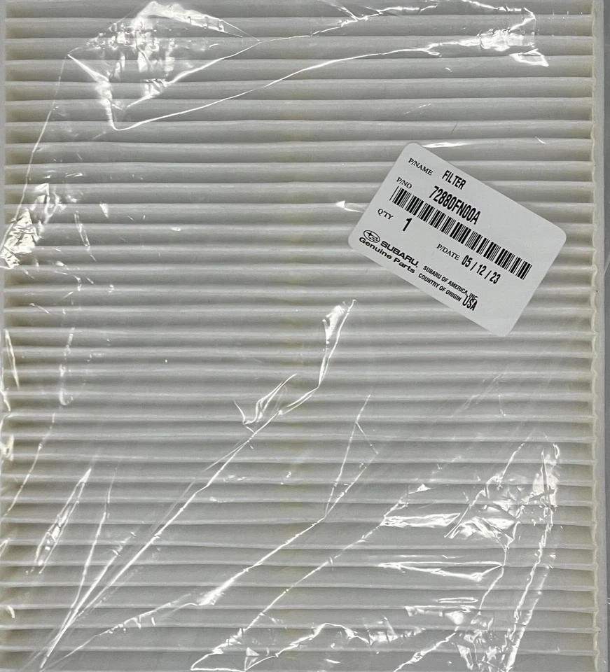Genuine Subaru Cabin Air Filter 72880FL00A