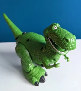 2010 Disney Toy Story Walking Talking T Rex Green Dinosaur Dino Tested & Working - Picture 1 of 9