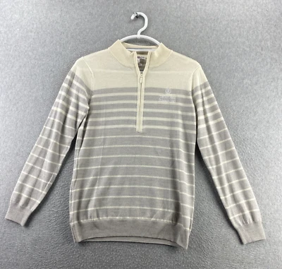 Peter Millar 1/2 Zip Sweater Small Merino Wool The Old Course St Andrews Links - Image 1 of 4