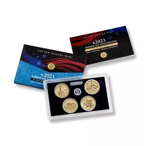 2023-S $1 American Innovation Reverse Proof Set - Picture 1 of 3