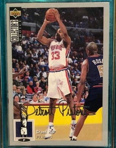 1994-95 Collector's Choice Silver Signature Basketball Card #219 Grant Hill - Bild 1 von 2