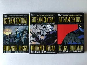 Gotham Central Vol 1 2 3 Deluxe Edition TPB/HC Graphic Novel Lot Batman Montoya - Picture 1 of 12