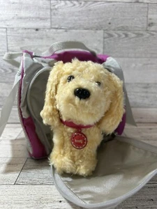 American Doll Pet Carrier With "Honey" The Golden Retriever - Bild 1 von 13