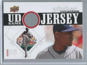 2010 Upper Deck #UDGJ-EJ, Edwin Jackson Game Used Card   - Bild 1 von 2