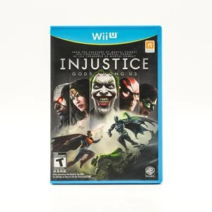 Nintendo WiiU Injustice Gods Among Us DC Batman Superman WB 2013 Tested + Manual - Picture 1 of 4