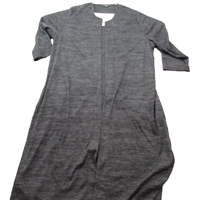 Chaqueta para mujer Slinky Brand talla L frente abierto drapeado túnica cárdigan talla 1X gris Foto 1 de 4