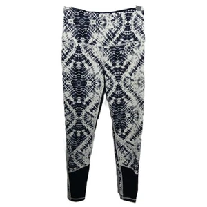 Victoria's Secret VSX Sport Leggings Black White Small 26x28 Tie Dye Knockout - Picture 1 of 10