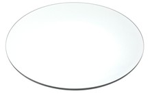 Set of 12 mirror plates decorative mirror table mirror mirror round 35 cm Sandra Rich