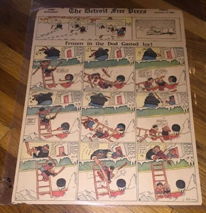 Katzenjammer Kids by Dirks, January 27 1907. Polly Sleepyhead /r. Amazing color - Picture 1 of 2