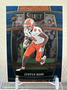 2022 Panini Select Draft Picks Justyn Ross Rookie Card #13 Kansas City Chiefs - Picture 1 of 2