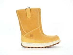 Juniors Timberland Earthkeepers 42730 Wheat Leather Pull On Warm Snow Boots - Picture 1 of 6