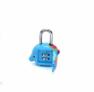 2 Digit Anti-theft Lock Password Cute Mini Combination Design Suitcase Padlock - Picture 1 of 2