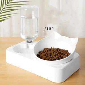 Cat Dog Auto Feeder Pet Food Dispenser Automatic Feeding Dish Bowl - Picture 1 of 10