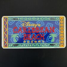 Walt Disney World Caribbean Beach Resort 1997 Metal License Plate Sealed