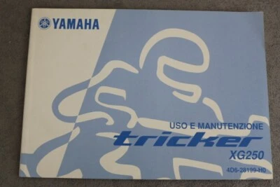 Yamaha Tricker XG 250 USO E MANUTENZIONE "2005" Italienisch Handbuch - Bild 1 von 3