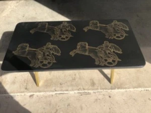 60'S FORNASETTI NEOCLASSICAL BIGHE COFFEE TABLE - Picture 1 of 10