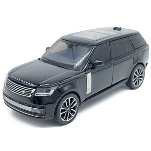 1:32 Land Rover Range Rover SV Model Car SUV Diecast Toy Cars 4 Doors Open Black - Picture 1 of 13