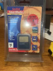 SanDisk 16 MB SmartMedia Memory Card (SDSM-16-490) 64 MB - NEW Sealed - Picture 1 of 8