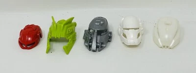 LEGO 87811 92232 92208 87802 BIONICLE Figure Masks Hero FACTORY Rare - 5 PCS - Image 1 of 4