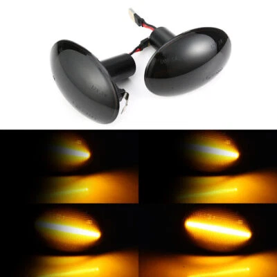 Dynamic Side Fender Marker LED Turn Signal Indicator Blinker Lights For BMW R57 - Image 1 of 4