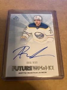 2022-23 UPPER DECK SP AUTHENTIC FUTURE WATCH RETRO AUTO arttu ruotsalainen #/499 - Picture 1 of 2