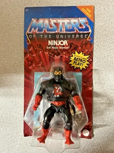 Mattel Masters of the Universe Origins Ninjor Action Figure Unpunched Retro Play - Picture 1 of 11