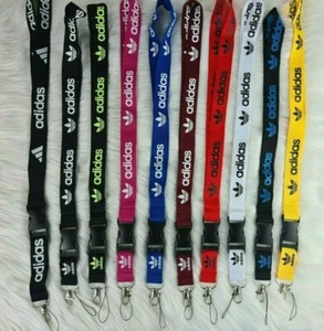 🔥NEW🔥 ADIDAS Lanyard Detachable Keychain Badge ID Holder Free Shipping - Picture 1 of 12
