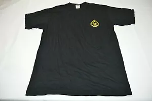 Crooks & Castles Ace of Spades Brusttasche Kurzarm T-Shirt Schwarz Gr. Medium - Bild 1 von 6