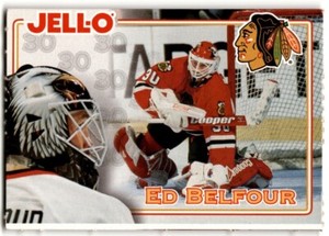 1995-96 Kraft Jell-O Ed Belfour #NNO Chicago Blackhawks