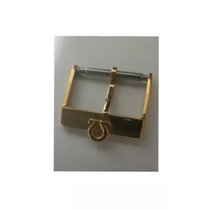 OMEGA 16mm BRACELET BAND YELLOW GOLD PLATED ORIGINAL WATCH BUCKLE early 70 - Picture 1 of 3