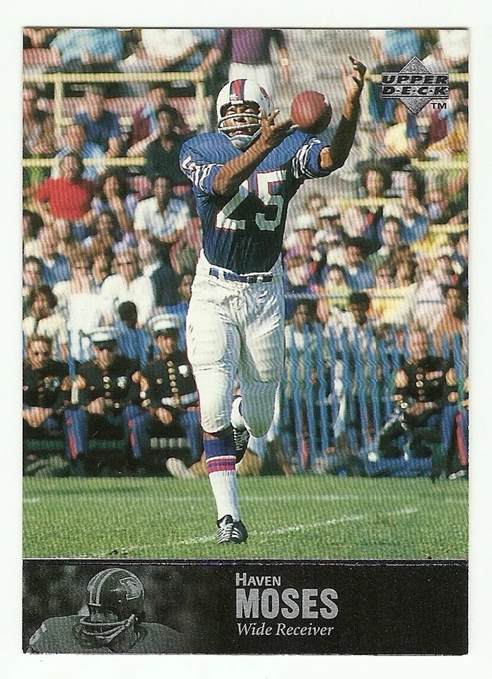 1997 Upper Deck Legends Haven Moses Denver Broncos Buffalo Bills #148 - Image 1 of 1