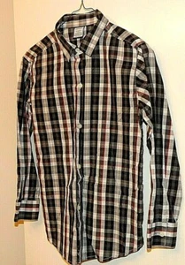 Boys IZOD Dress Shirt L (10/12) Plaid                                        s2 - Picture 1 of 4