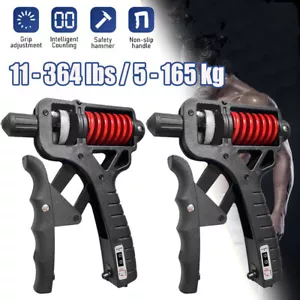 Hand Grip Strength Power Trainer Gripper Strengthener Adjustable 11-364 lbs - Picture 1 of 16