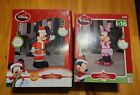 Disney Minnie Mouse & Mickey SANTA 5 ft Tall Airblown Inflatable Christmas LED 