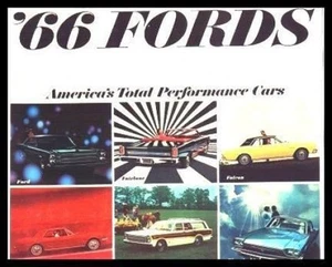Ford Verkaufsprospekt 1966 - Mustang, T-Bird, Galaxie! Original Xlnt 66 - Bild 1 von 1