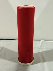 Vintage ConTact Cushion All Red Velvet Contact Paper Roll Pattern 2601 10+- Yrd - Picture 1 of 4