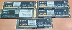 Lot De 5 Pièces EMTEC SSD Power Plus X250 - SSD - 2 TB Hs Pièces Détachées - Photo 1/1