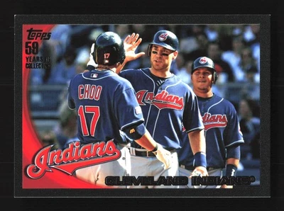 Cleveland Indians TC 2010 Topps negro #197 SN/59 Foto 1 de 2