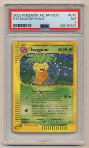 PSA 7 Pokemon Aquapolis Holo Raro Exeggutor H10/H32 ¡CASI COMO NUEVO! - Imagen 1 de 2