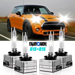 For Mini Cooper 2007-2019 HID Xenon Headlight Bulbs D1S+D1S High Low Beam 4x - Picture 1 of 9