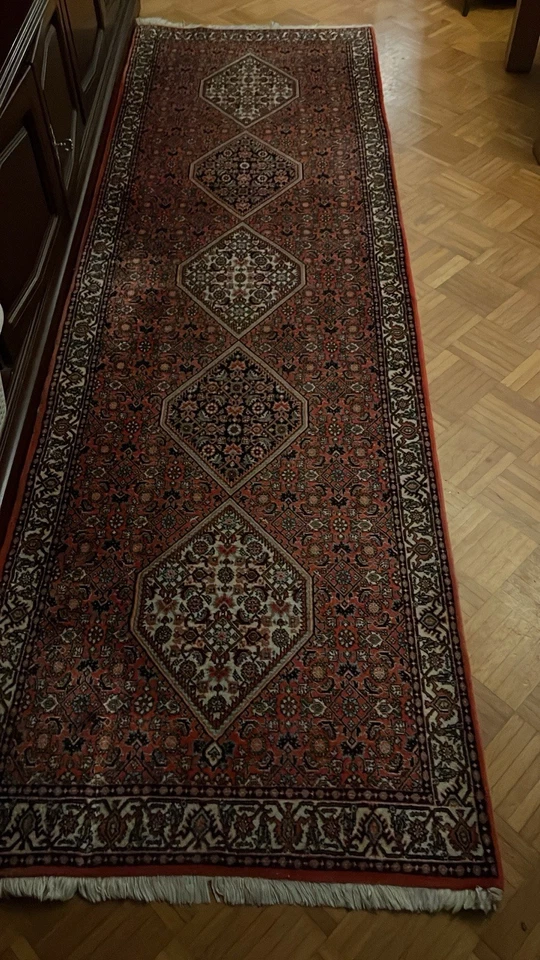 Handgeknüpfter Perserteppich 80x300cm Orientteppich - Hamadan/Sarough Region - Bild 1 von 1