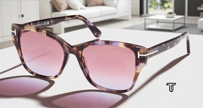 Tom Ford FT1108 55Z Acetate Coloured Havana Gradient 55 mm Women's Sunglasses - Image 1 of 4