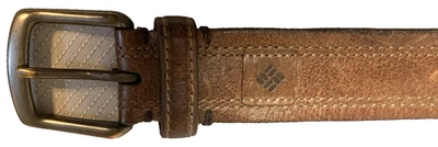 Cinturón de cuero Columbia para hombre 38 marrón Foto 1 de 4