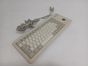 Vintage Cherry G84-4400PPAGB PS/2 Keyboard With Track Ball - Yellowed - Picture 1 of 7