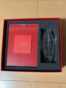 Baccarat Photo Frame Made in France nused From Japan - Picture 1 of 4