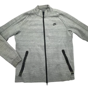 Nike N98 Tech Fleece Jacket Mens Medium Gray Full Zip Long Sleeve 605680-063 - Picture 1 of 11